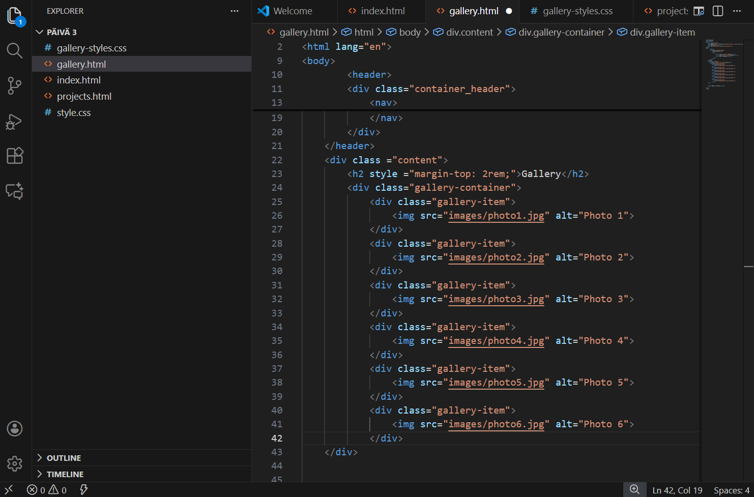 Web Design Screenshot 1
