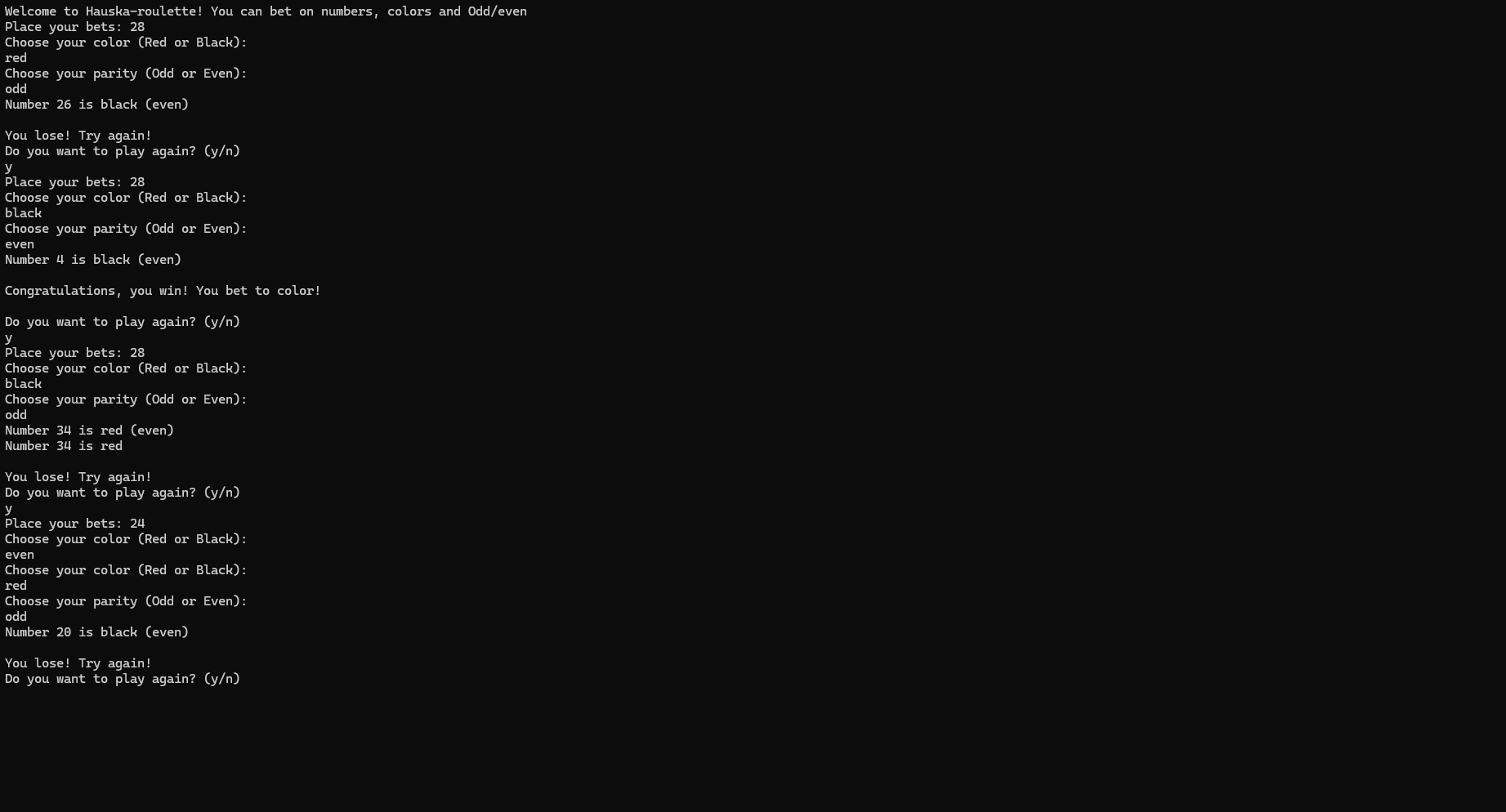 Casino Roulette Game 1